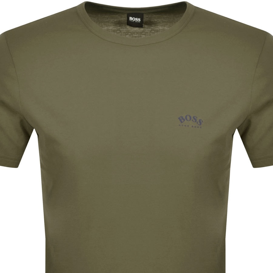 Alternative Image for ProductBOSS Tee Curved T Shirt Khaki2